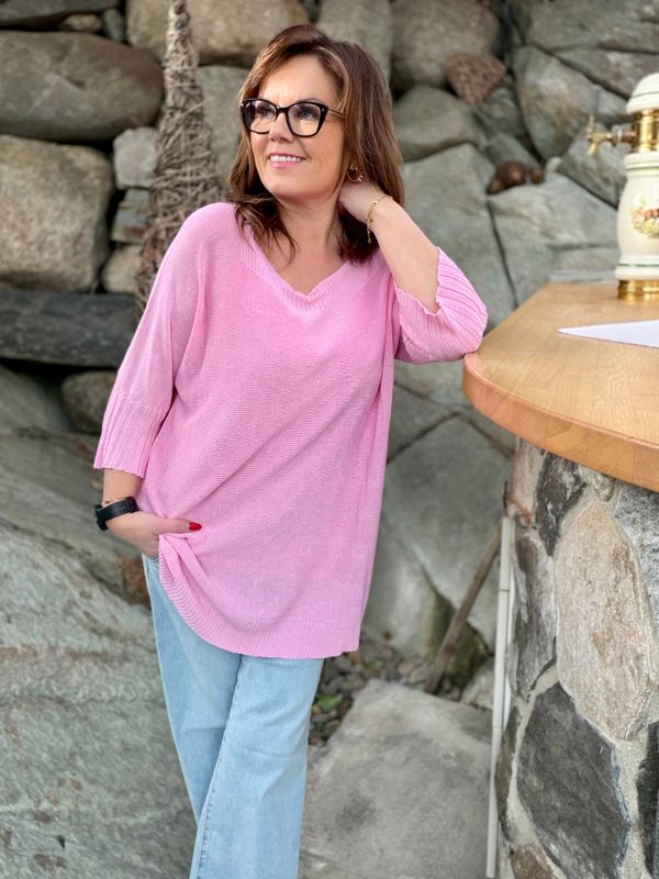 Makia summer knit rosa