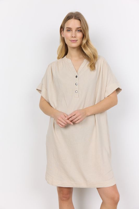 Ina tunika/kjole beige 