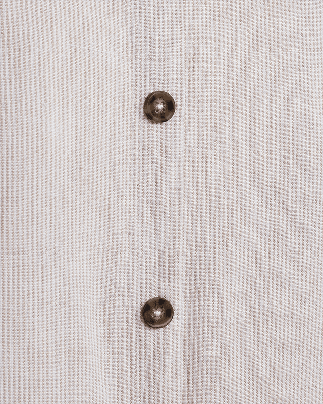 Lava dress taupe/white