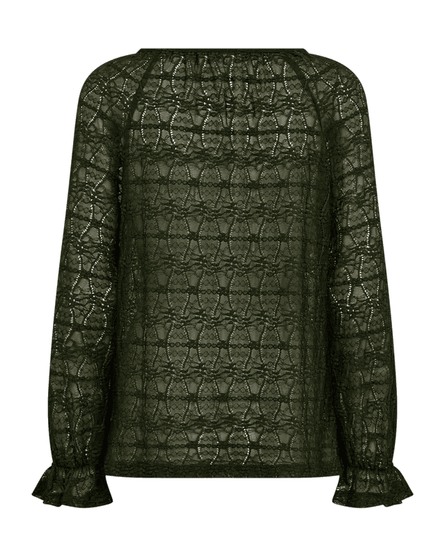 Ibena bluse kombu green