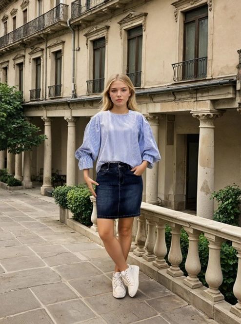 Hovedbilde STRIPE SPARKLING BLOUSE 