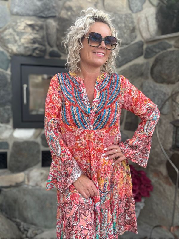 Suki dress Aperol 