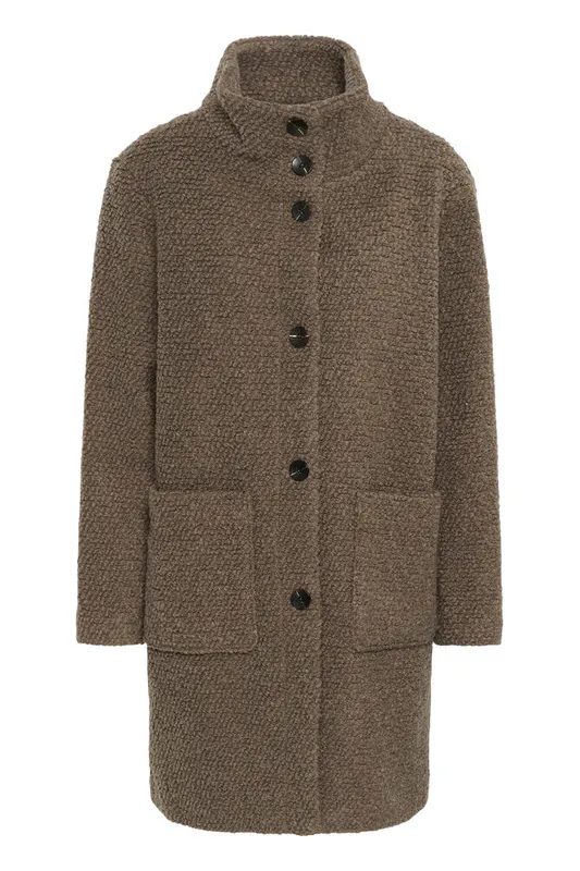 Ferddy wool coat walnut