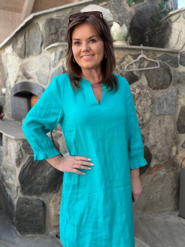 June kjole ceramic green