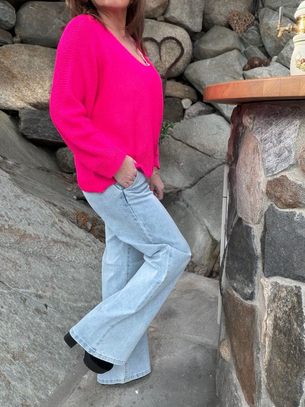 Chino flare jeans lengde 80 lys