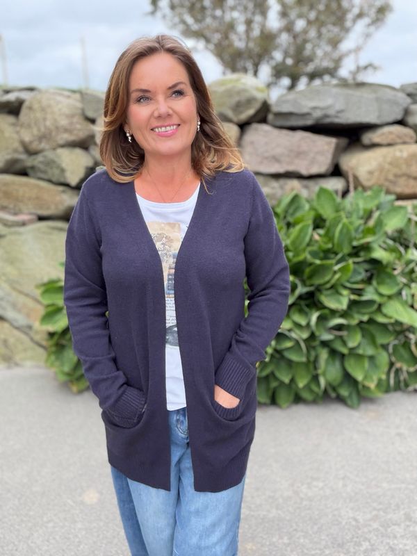 Agnes cardigan marineblå