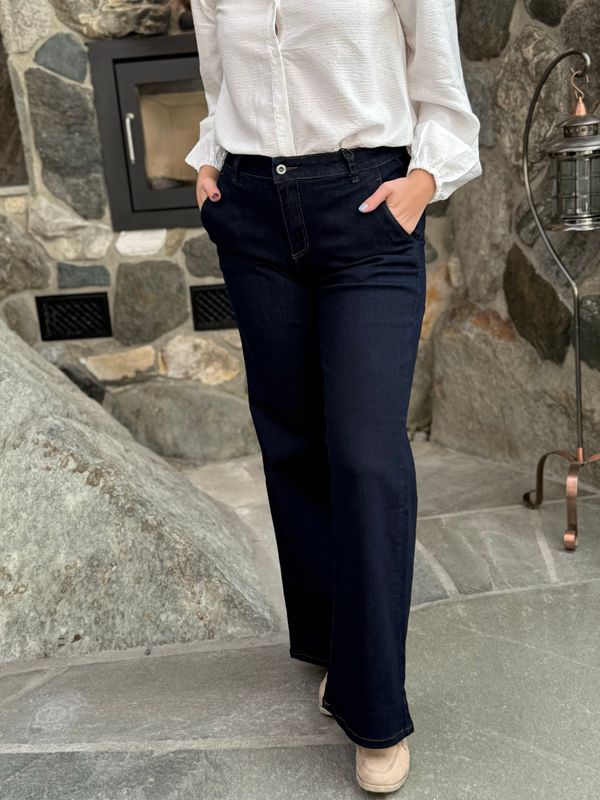 Chino flare jeans Lengde 80 