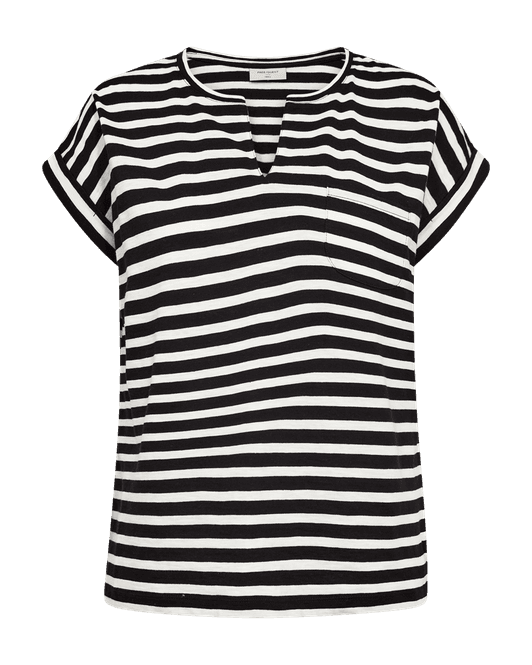 Hovedbilde Viva t-shirt striper sort