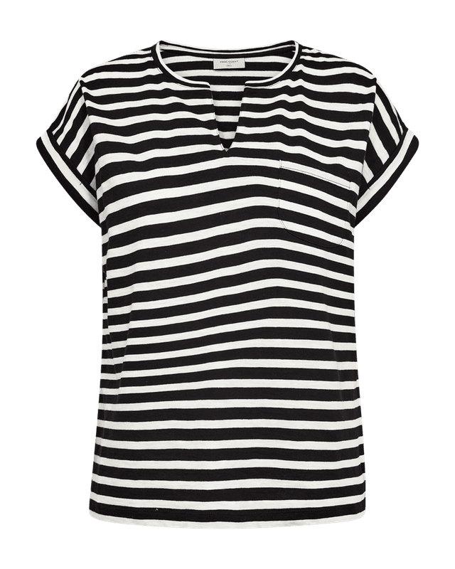 Viva t-shirt striper sort