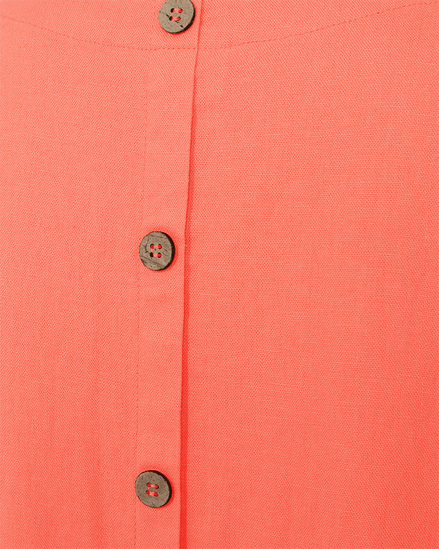 Lava dress  med knapper salmon