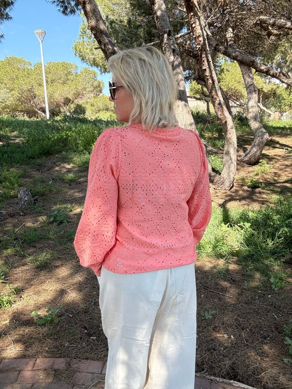 Novy bluse korall