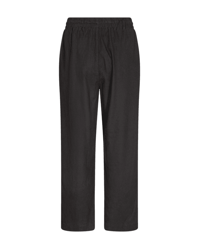 Lava lin ankel pants sort