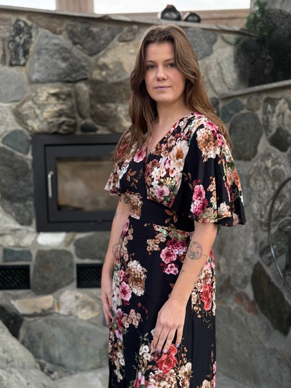Pernille kjole sort