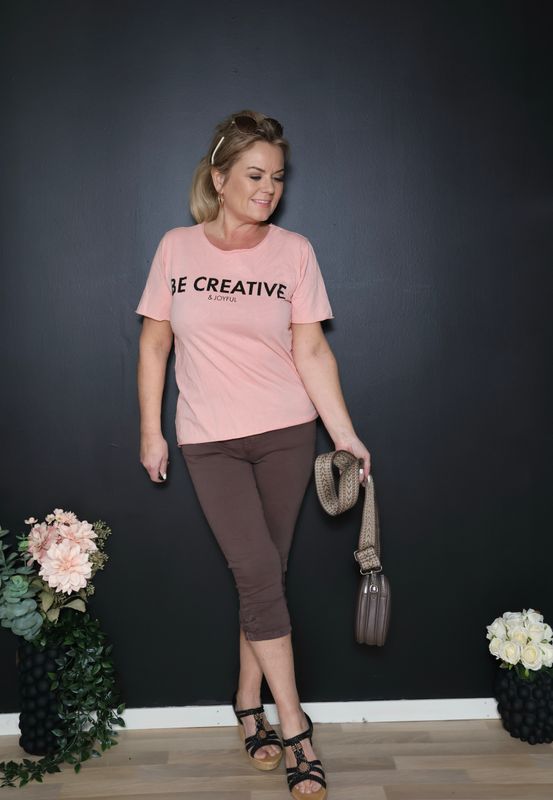 Bow capri brun 