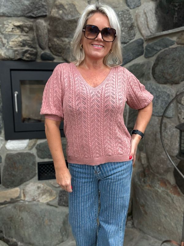 Clarry Pullover mahogny melange