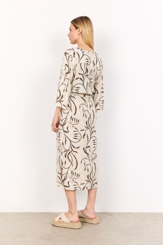 Sabira kjole brun/beige