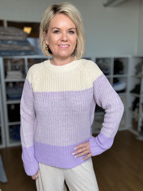 Ramone stripe ord 499,- lilla