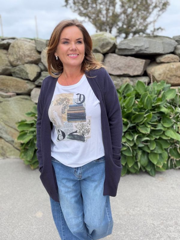 Agnes cardigan marineblå